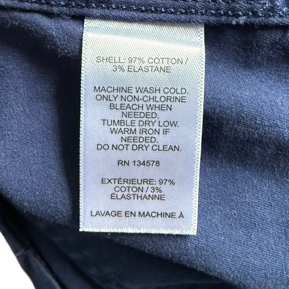 Vineyard Vines Everyday Utility Pants Woman’s 16 Navy Blue 2P001262 - Picture 9 of 12